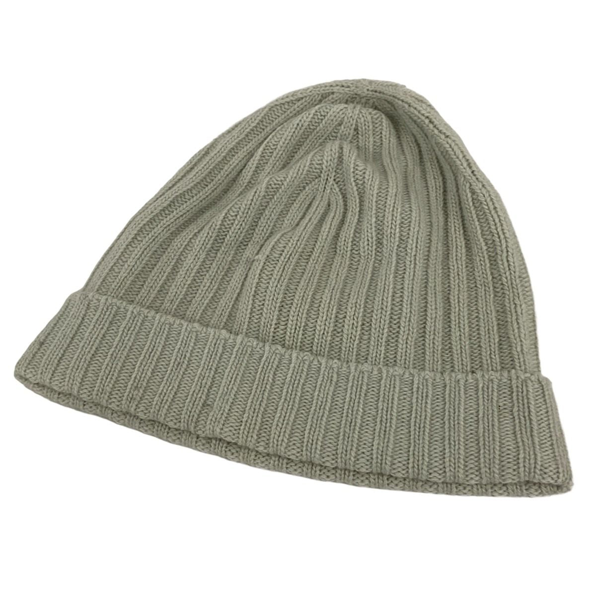 Prada Knit Hat M Light Green Wool Cashmere — view 2