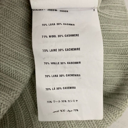 Prada Knit Hat M Light Green Wool Cashmere — view 5