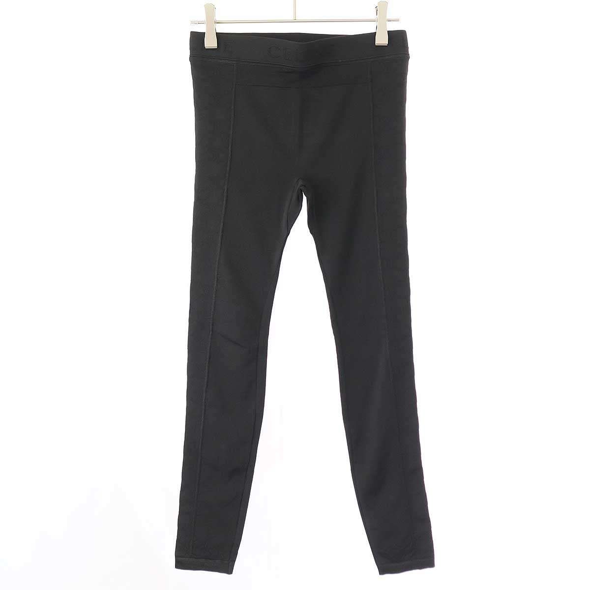 Celine Triomphe Leggings a Calf Chic Rayon Black XS Pants