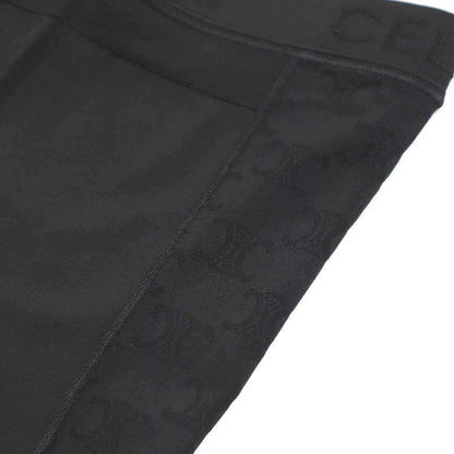Celine Triomphe Leggings a Calf Chic Rayon Black XS Pants — view 8
