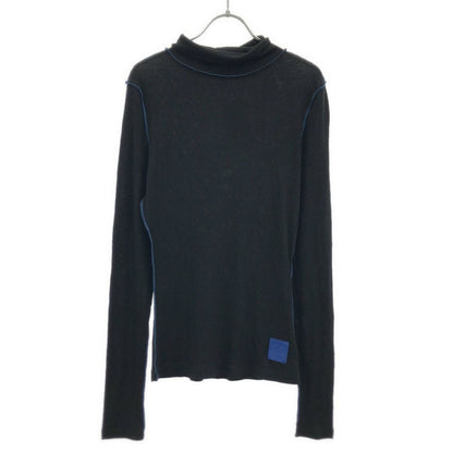 Loewe High Neck Rib Knit Sweater Black