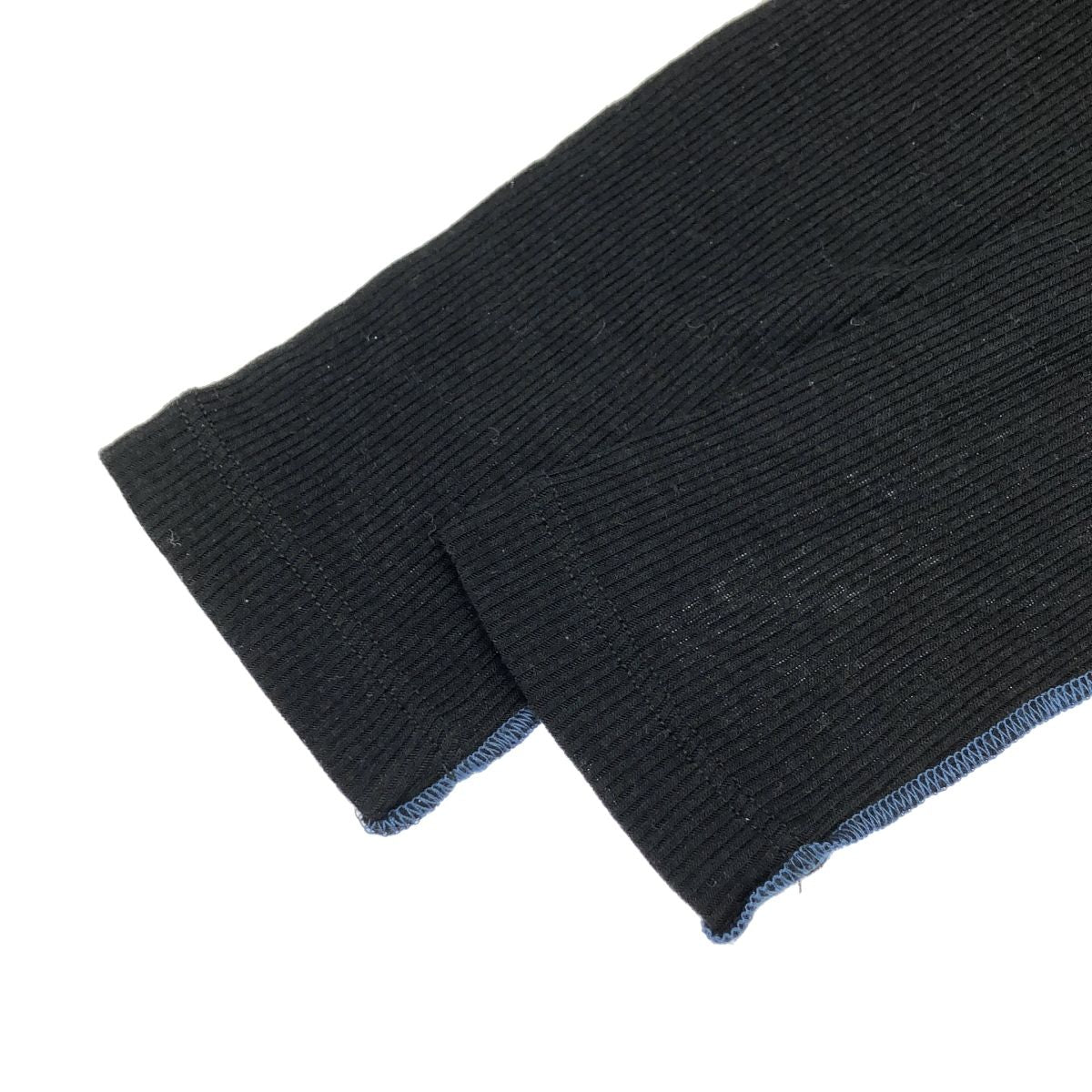 Loewe High Neck Rib Knit Sweater Black — view 4