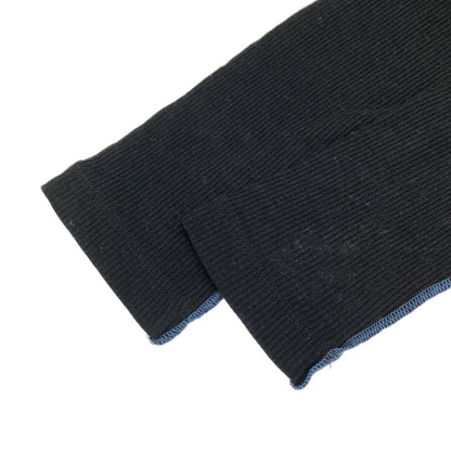 Loewe High Neck Rib Knit Sweater Black — view 4