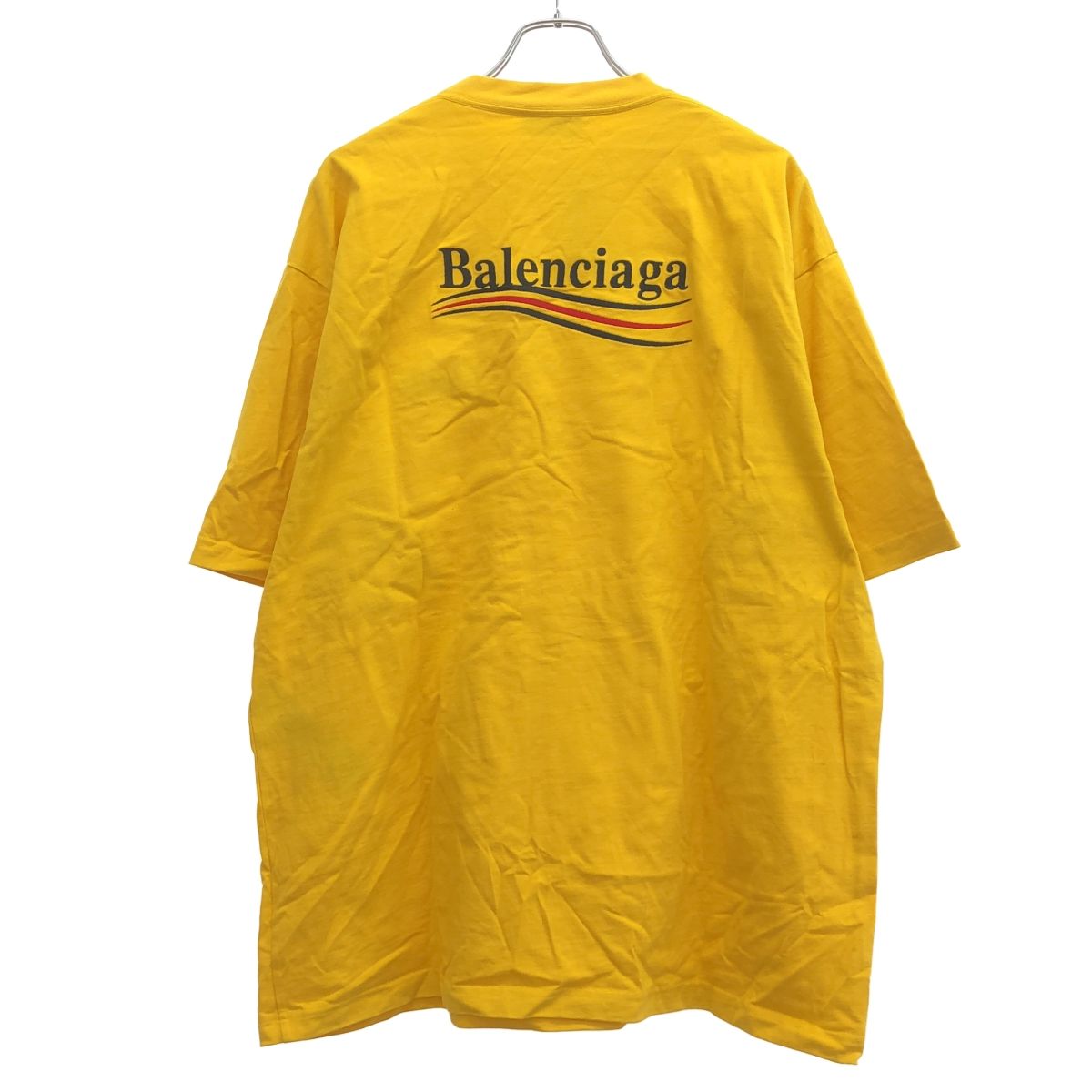 Balenciaga Campaign Logo T-Shirt Yellow XL — view 2