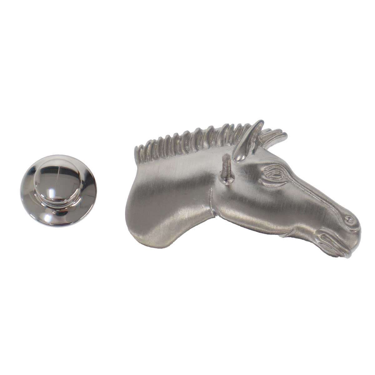 Hermes Talisman Pegasus Pin Badge Silver Shoulder Bag — view 2
