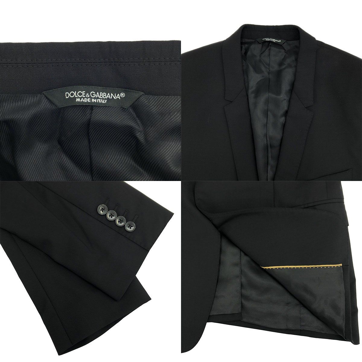 Dolce & Gabbana Narrow Lapel Set Suit Black 48 — view 7