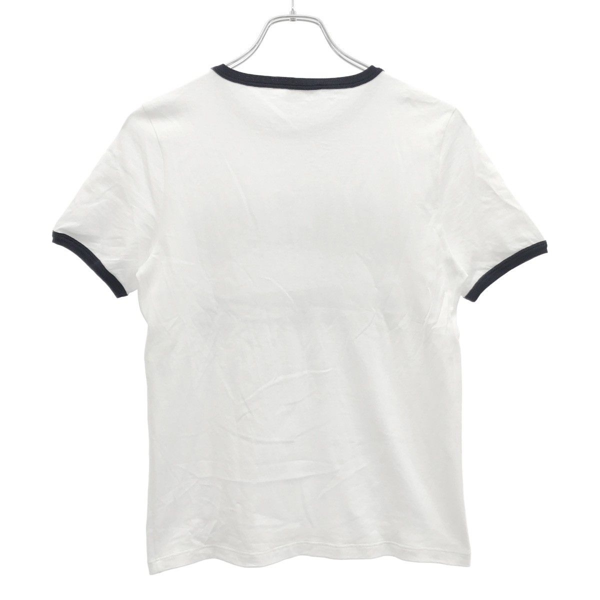 Celine Santropef Locky Logo T-Shirt White Navy — view 2