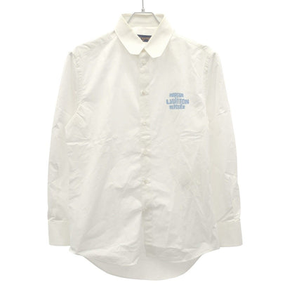 Louis Vuitton Logo Print Cotton Shirt Zkt White
