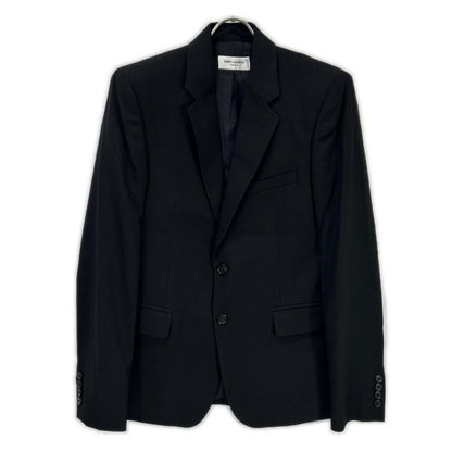 Saint Laurent Paris Black Wool Suit 46 — view 2
