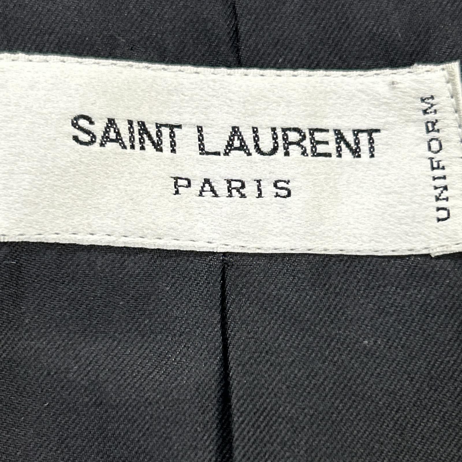 Saint Laurent Paris Black Wool Suit 46 — view 5