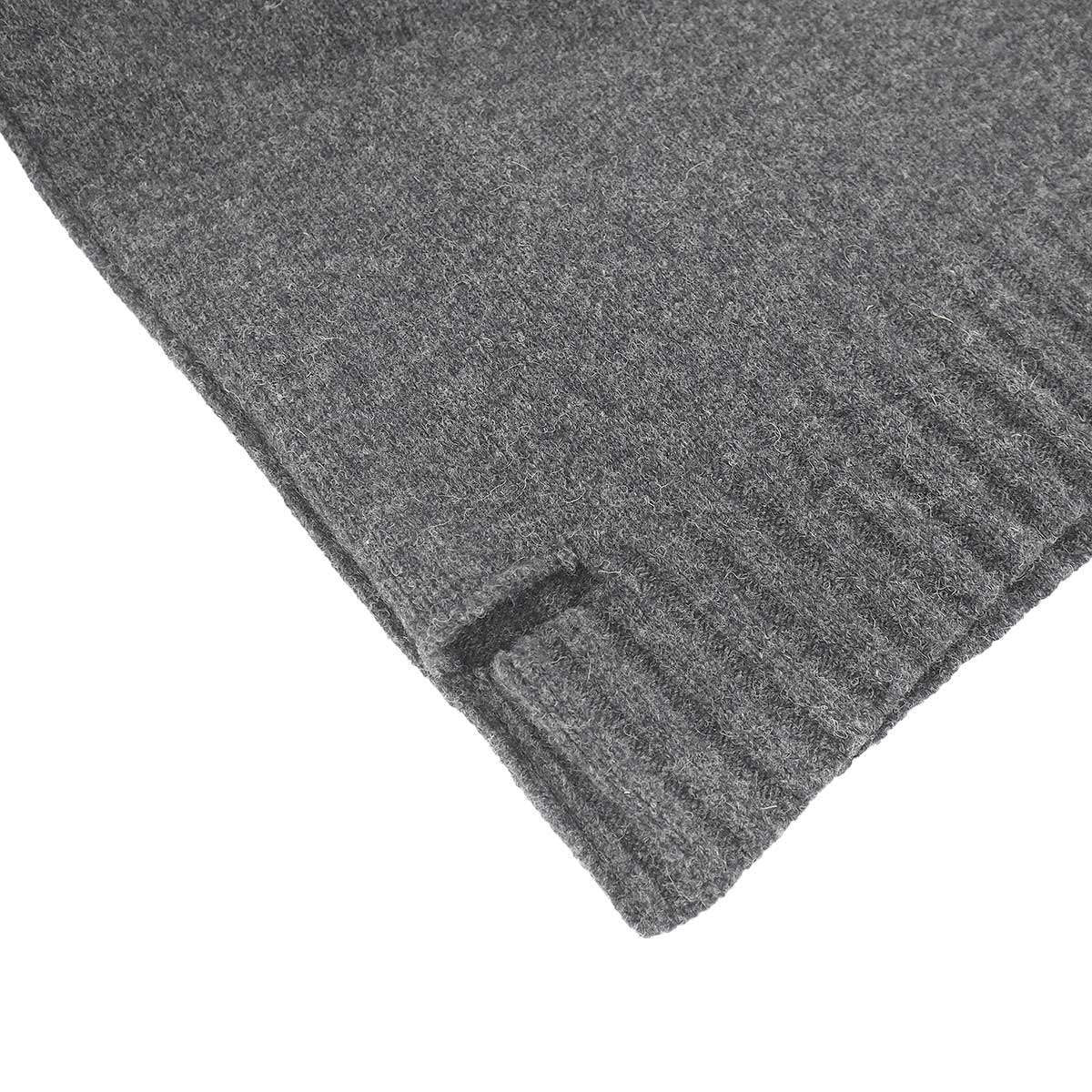 Celine by Phoebe Philo Shetland Destroyer Torneck Knit Sweater 2 Gray XS — view 6