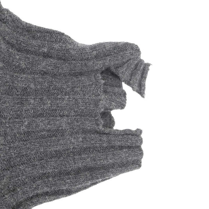 Celine by Phoebe Philo Shetland Destroyer Torneck Knit Sweater 2 Gray XS — view 7