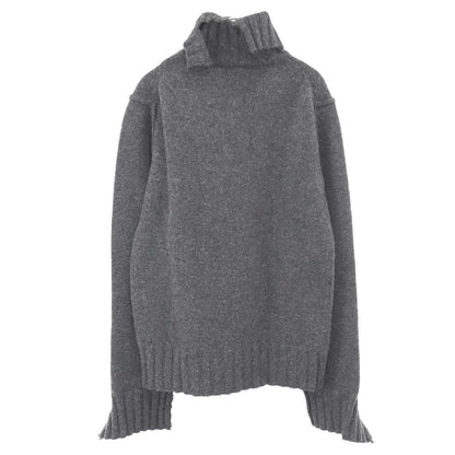 Celine by Phoebe Philo Shetland Destroyer Torneck Knit Sweater 2 Gray XS — view 2