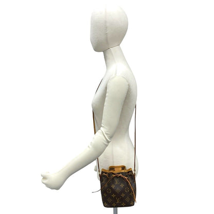 Louis Vuitton Nano Noe Monogram Logo Pattern Leather Mini Shoulder Bag Pochette — view 2