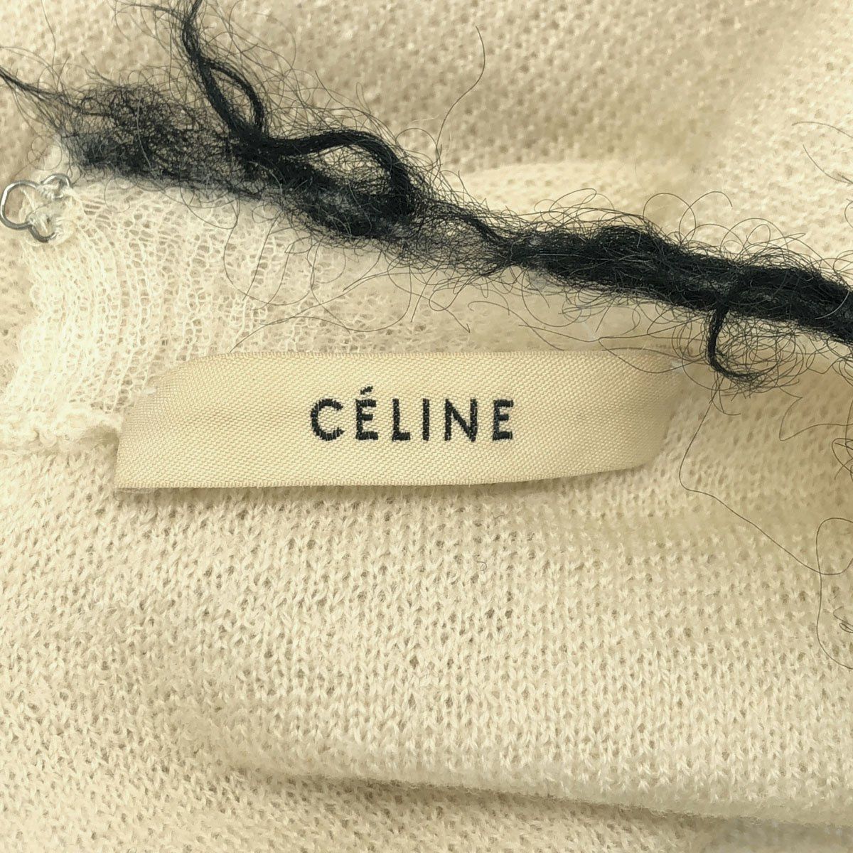 Celine by Phoebe Philo Knit Sweater 2 Ivory XS — view 3