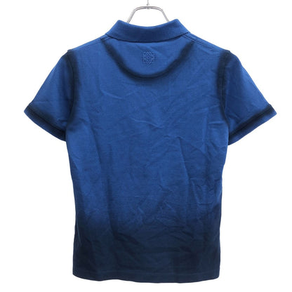 Loewe Faded Short Sleeve Polo Shirt Blue — view 2