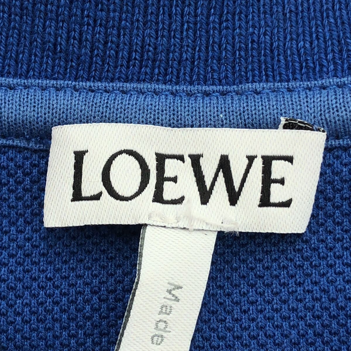 Loewe Faded Short Sleeve Polo Shirt Blue — view 3