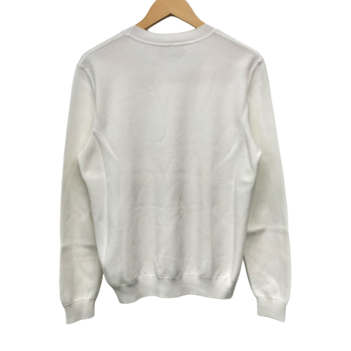 Fendi Long Sleeve Sweater 48 M White Green Multi Crew — view 2