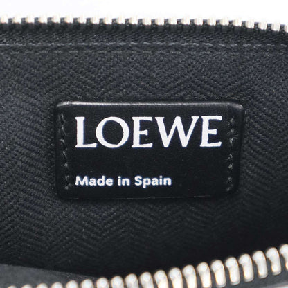 Loewe Anagram Leather Pouch Black — view 3
