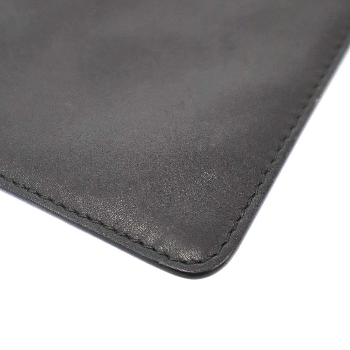 Loewe Anagram Leather Pouch Black — view 5
