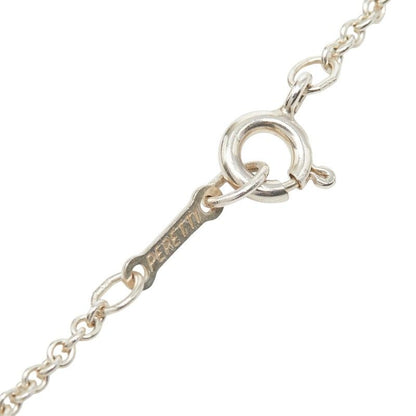 Tiffany & Co Menard Open Heart Chain Pendant Necklace Silver — view 5