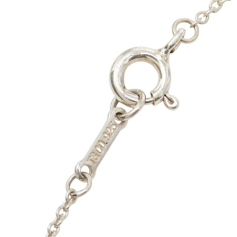 Tiffany & Co Paloma Picasso Loving Heart Chain Pendant Necklace Silver — view 5