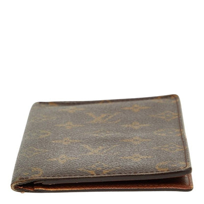 Louis Vuitton Monogram Portoballe Carte Cles Wallet Brown Leather — view 3
