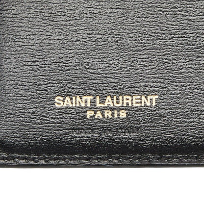 Saint Laurent YSL Logo Bifold Wallet Black Leather — view 8