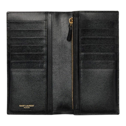 Saint Laurent YSL Logo Bifold Wallet Black Leather — view 6