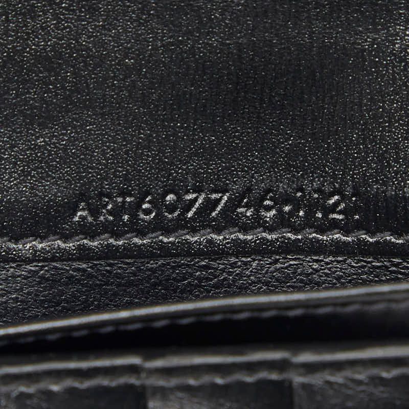 Saint Laurent YSL Logo Bifold Wallet Black Leather — view 9