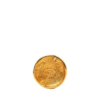 Chanel CC Logo Brooch Gold Plated — view 2