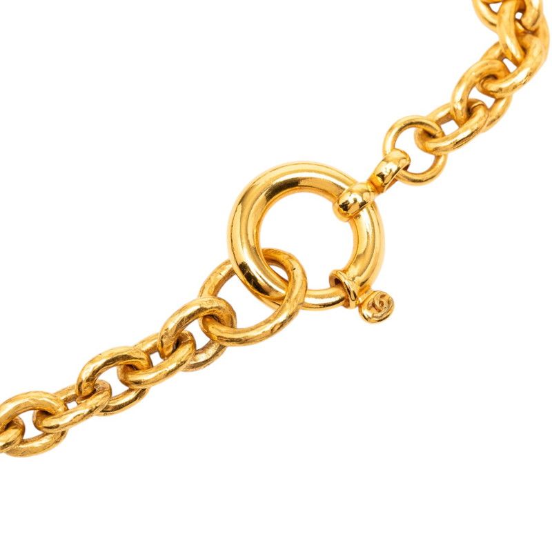 Chanel CC Logo Long Necklace Gold Plated — view 3