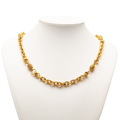 Chanel CC Logo Long Necklace Gold Plated — view 5