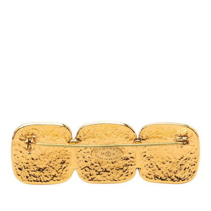 Chanel CC Logo Vintage Brooch 94 Gold Plated — view 2