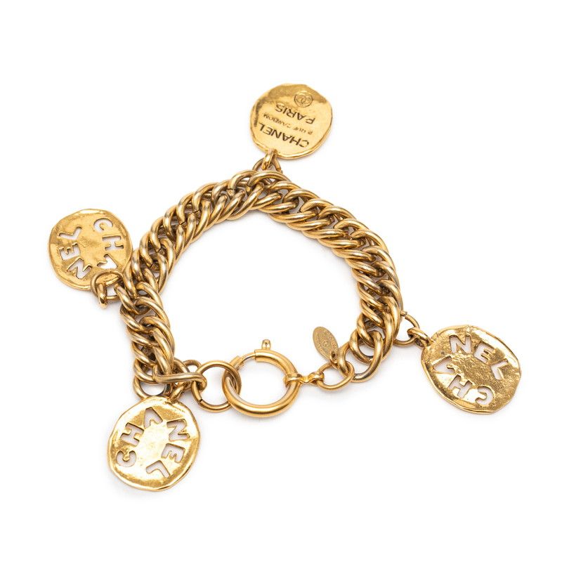Chanel Logo CC 31 Rue Cambon Paris Bracelet Gold Plated — view 3