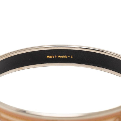 Hermes Enamel PM Cloisonne Bangle Gold Beige Metal 1- Bracelet — view 5