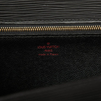 Louis Vuitton Epi Monceau Handbag Noir Black Leather — view 5