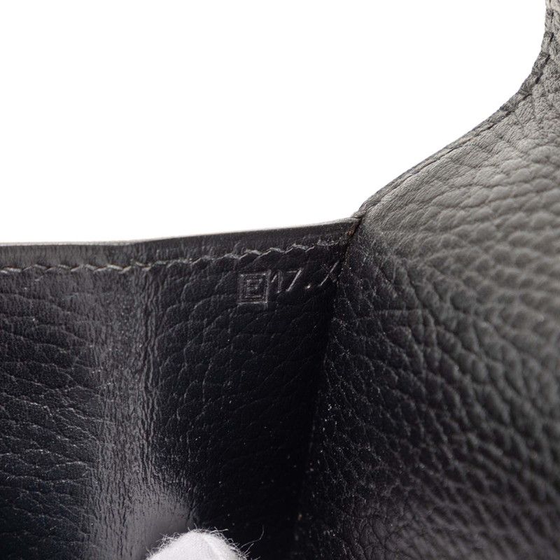 Hermes Pochette Jet Clutch Black Ardennes — view 7