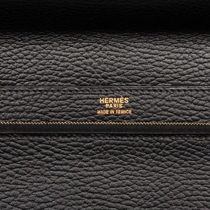 Hermes Pochette Jet Clutch Black Ardennes — view 6