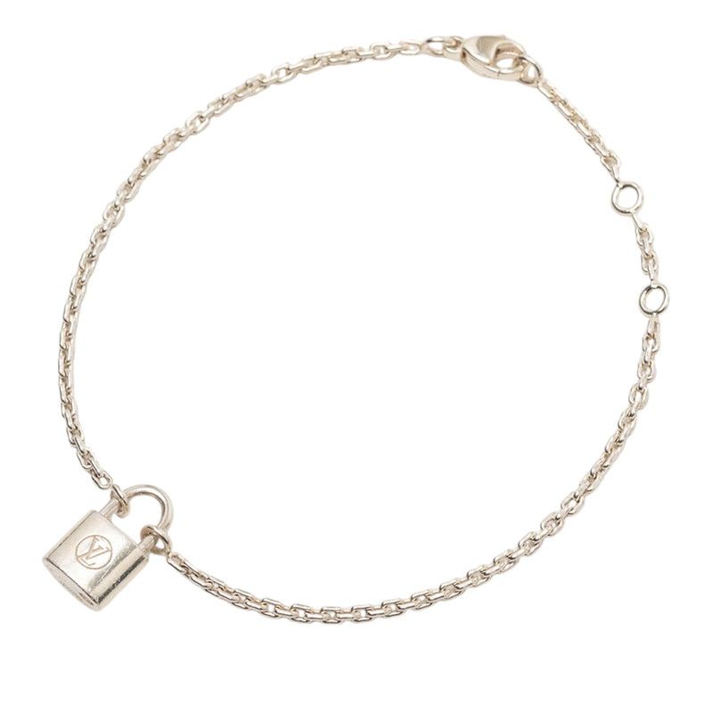 Louis Vuitton Silver Lockit Bracelet