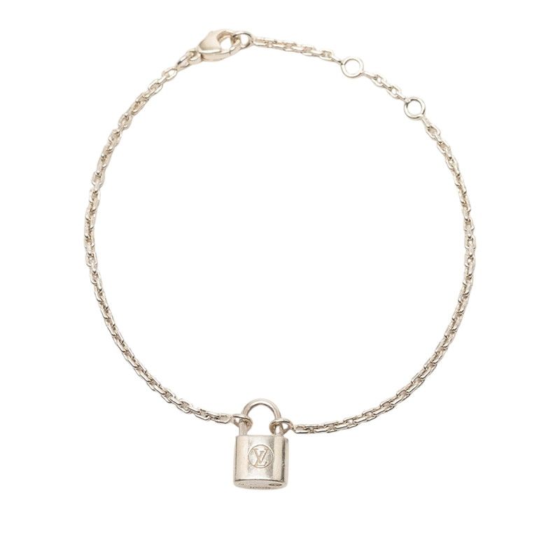 Louis Vuitton Silver Lockit Bracelet — view 2