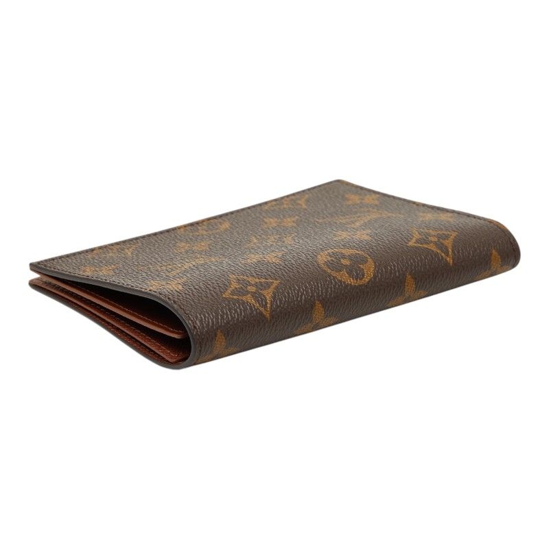 Louis Vuitton Monogram Couverture Passport NM Card Case Brown — view 5