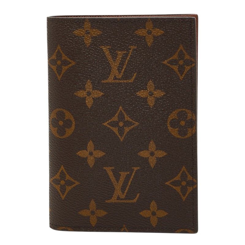 Louis Vuitton Monogram Couverture Passport NM Card Case Brown