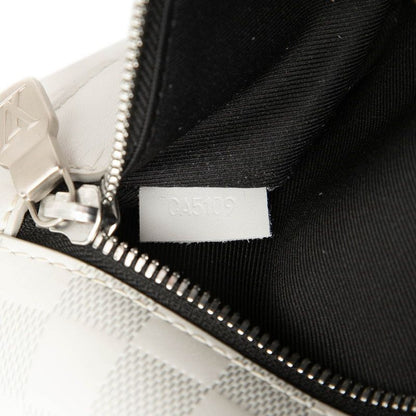 Louis Vuitton Damier Infini Canvas Bum Bag Blanc White Leather — view 6