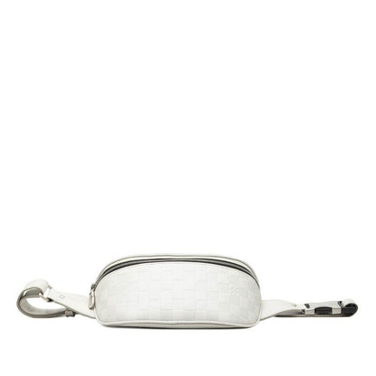 Louis Vuitton Damier Infini Canvas Bum Bag Blanc White Leather — view 3