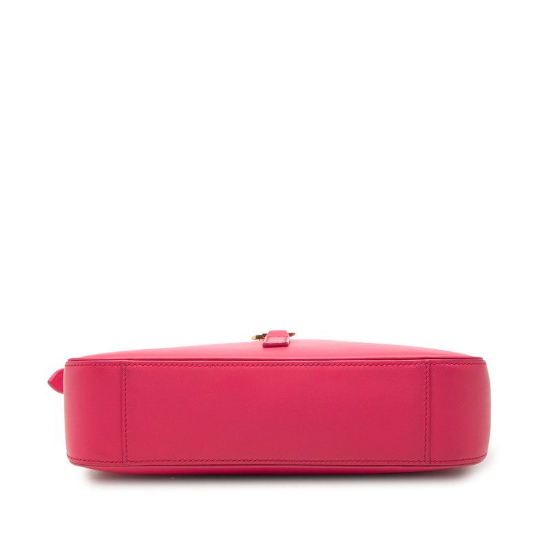 Saint Laurent Hobo Shoulder Bag Pink Leather — view 3