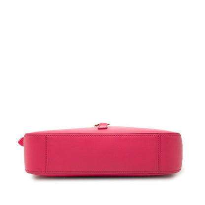 Saint Laurent Hobo Shoulder Bag Pink Leather — view 3