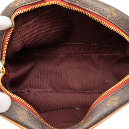 Louis Vuitton Monogram Deauville Mini Crossbody Shoulder Bag Pochette Brown — view 4