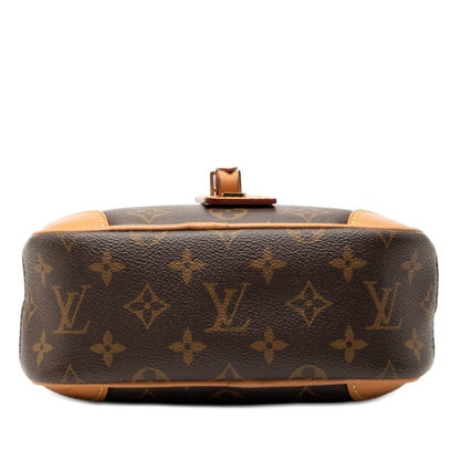 Louis Vuitton Monogram Deauville Mini Crossbody Shoulder Bag Pochette Brown — view 3