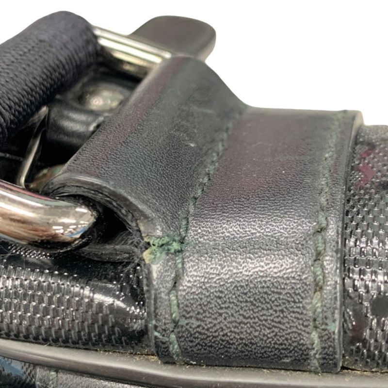 Gucci GG Supreme Crossbody Shoulder Bag Black Leather — view 4